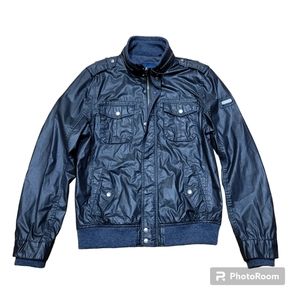 Buffalo David Bitton Men's Black Jacket Sz Xl